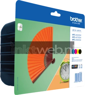 Brother LC-129XL Multipack zwart en kleur