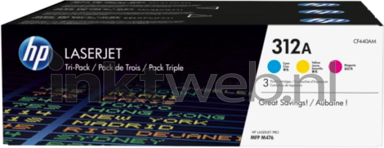 HP 312A 3-pack kleur