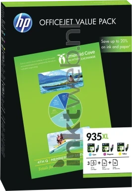 935XL Office value pack high-res transparant Front box