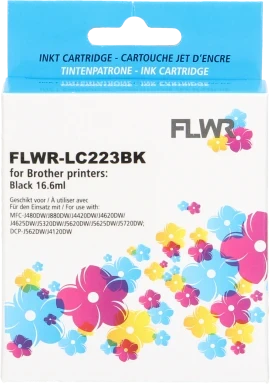 FLWR Brother LC-223BK zwart