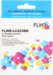 FLWR Brother LC-223BK zwart (Huismerk (compatible))