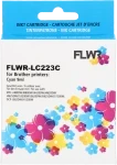 FLWR Brother LC-223C cyaan (Huismerk (compatible))