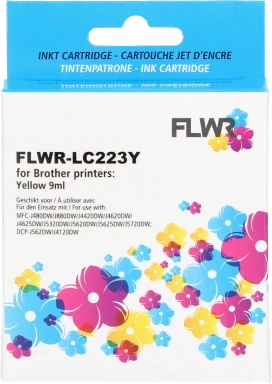 FLWR Brother LC-223Y geel