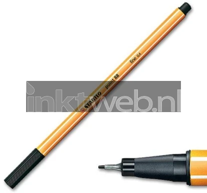 Stabilo point 88 fineliner zwart Product only