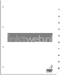 Kangaro A4 Tabbladen 4-gaats (10 delig)  (Origineel)