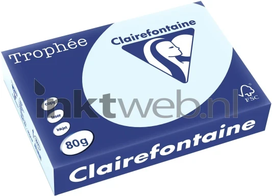 Clairefontaine A4 papier gekleurd Azuur
