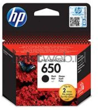 HP 650 zwart Front box