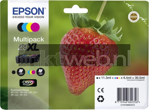 Epson 29XL multipack zwart en kleur