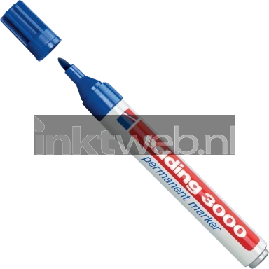 Edding 3000 Permanentmarker rond 1.5-3mm blauw
