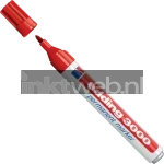 Edding 3000 Permanentmarker rond 1.5-3mm rood (Origineel)