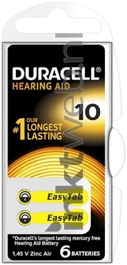 Duracell 10 EasyTab Product only