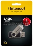 Intenso USB Drive Basic Line 8GB zwart Front box