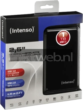 Intenso 2.5 HDD 1TB USB 3.0 zwart
