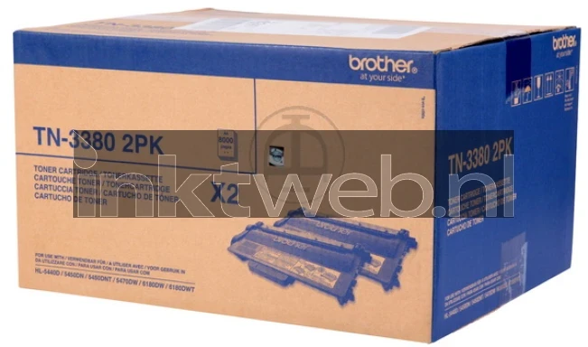 Brother TN-3380BK TWIN zwart