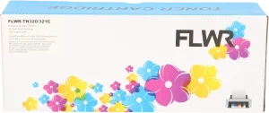 FLWR Brother TN-321 cyaan (Huismerk (compatible))