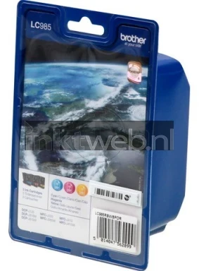 Brother LC-985 3-Pack RBW kleur