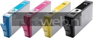 HP 364 Multipack zwart en kleur high-res transparant Product only