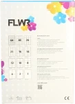 Huismerk FLWR 24 stickers per A4 Back box