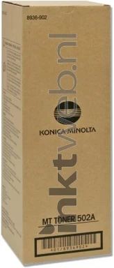 Konica Minolta DI450 zwart Front box