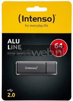 Intenso Alu Line USB Drive 64GB Antraciet
