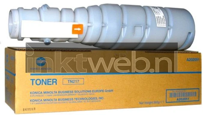 Konica Minolta A202051 zwart Combined box and product