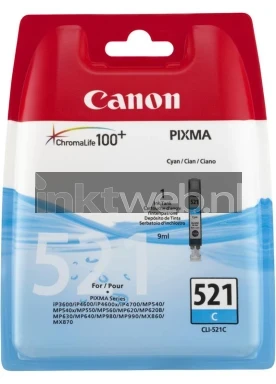 Canon CLI-521C cyaan