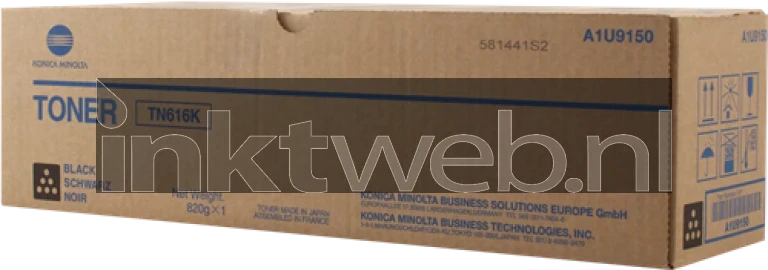 Konica Minolta A1U9150 zwart Front box