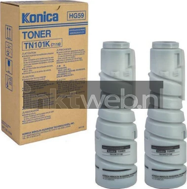 Konica Minolta 8937732 zwart Combined box and product