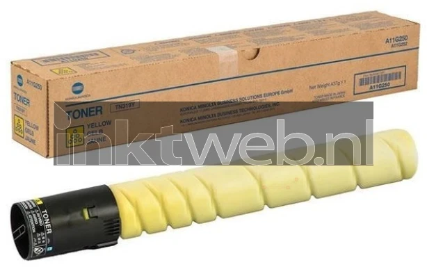 Konica Minolta A11G250 geel Combined box and product