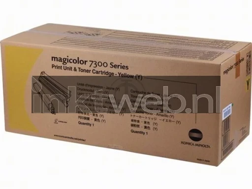 Konica Minolta MC7300 geel Front box