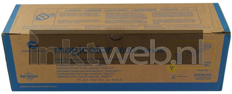 Konica Minolta A0DK252 geel Front box
