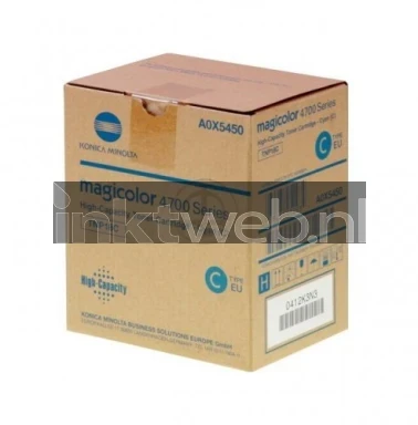 Konica Minolta A0X5450 cyaan Front box