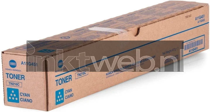 Konica Minolta A11G451 cyaan Front box