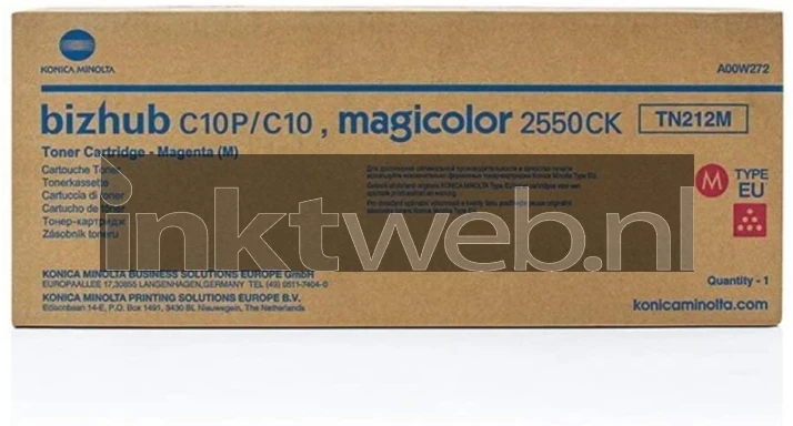 Konica Minolta A00W272 magenta Front box