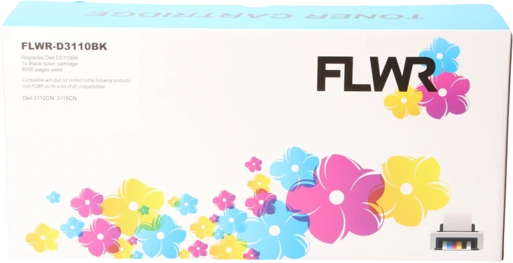 FLWR Dell 3110 zwart Front box