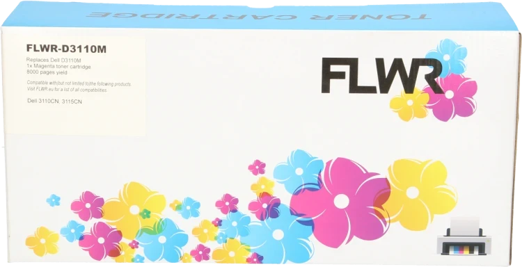 FLWR Dell 3110 magenta Front box