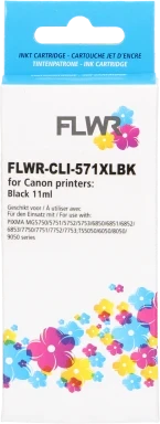 FLWR Canon CLI-571XL zwart