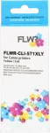 FLWR Canon CLI-571XL geel (Huismerk (compatible))
