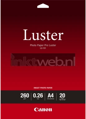 Canon LU-101 pro luster A4 Front box