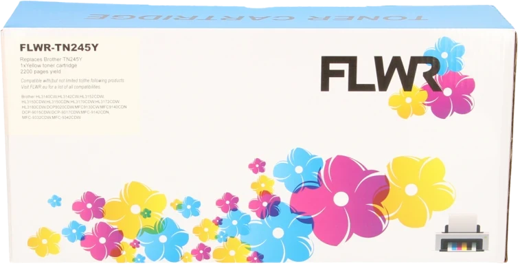 FLWR Brother TN-246 geel Front box