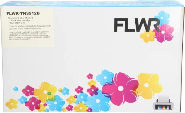 FLWR Brother TN-3512 zwart