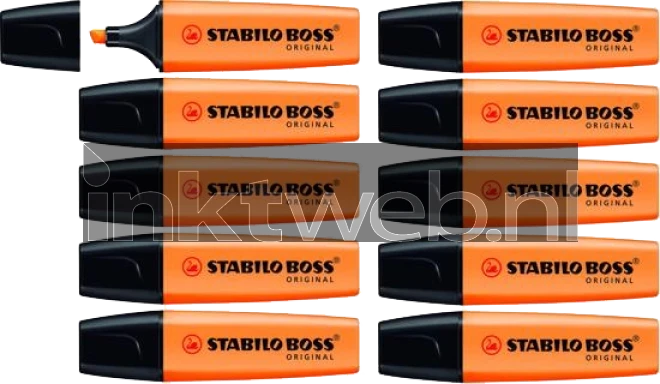 Stabilo Markeerstift BOSS 10-Pack oranje