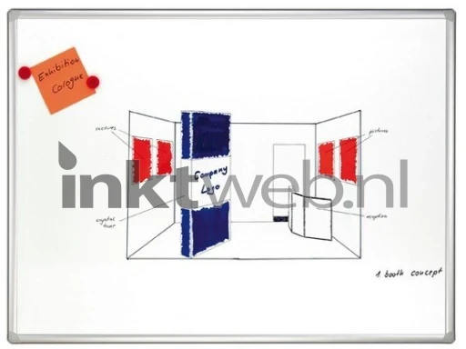 Franken Pro whiteboard geëmailleerd 60 x 90cm