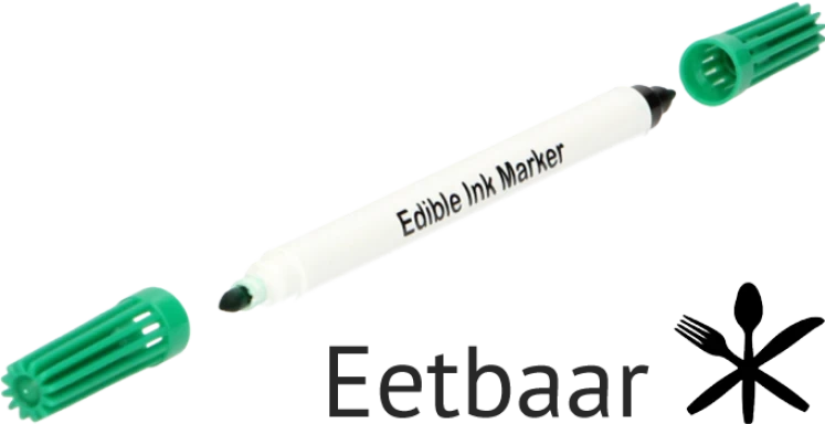 FLWR Eetbaar inkt stift groen
