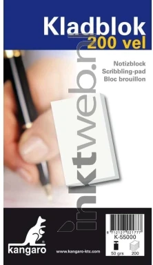 Kangaro Kladblok 11.5 x 19.8cm 10 pack Product only