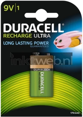 Duracell 9V Rechargeable HR22 Product only