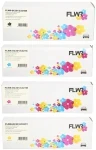 FLWR Oki C301 / C321 zwart en kleur (Huismerk (compatible))