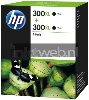 HP 300XL 2-pack (Opruiming 2 x 1-pack los) zwart