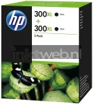 HP 300XL 2-pack zwart (Origineel Hoge Capaciteit)