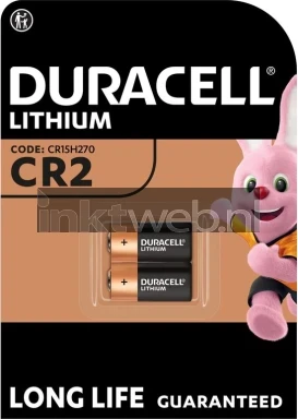 Duracell CR2 2 stuks Front box
